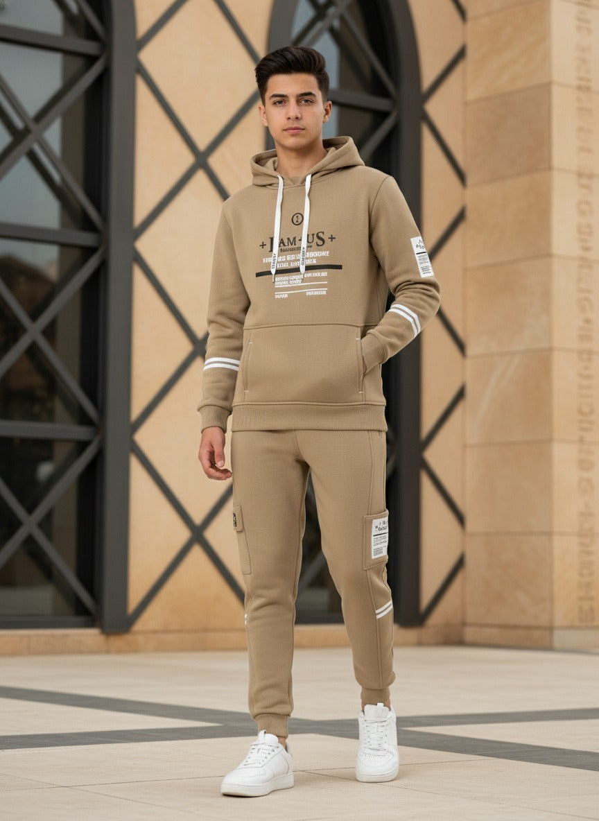 Men’s Urban Streetwear Hoodie & Joggers Set