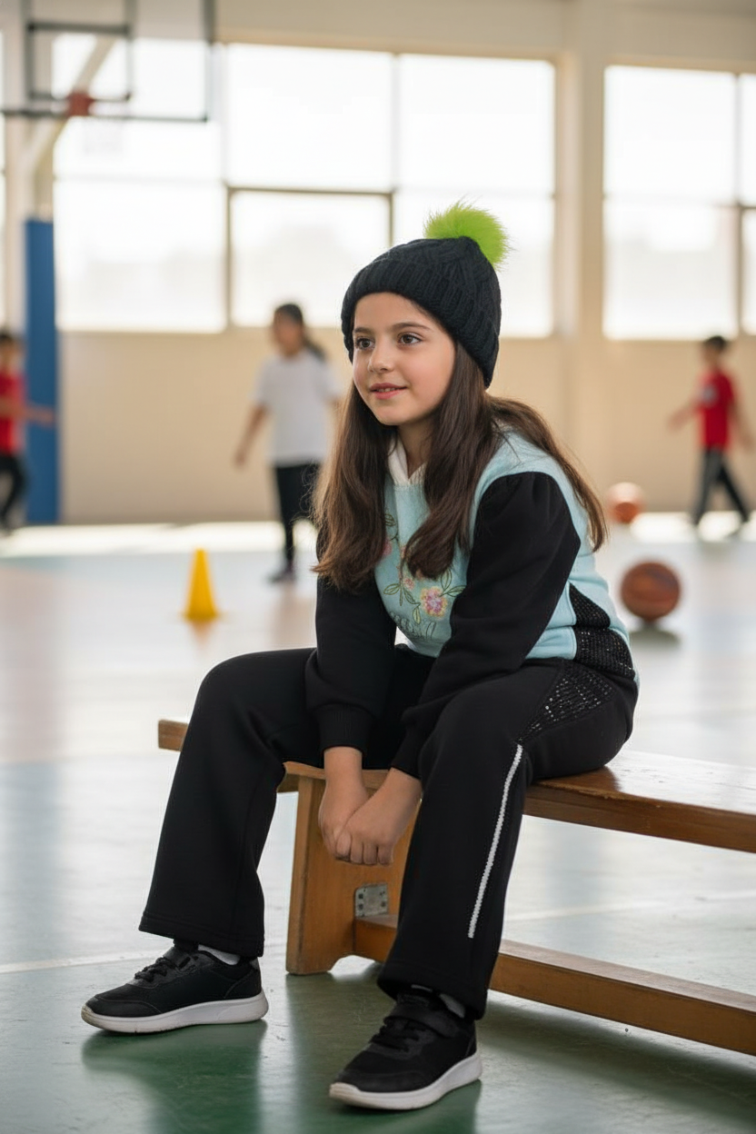 Girls' Cotton Loungewear Set