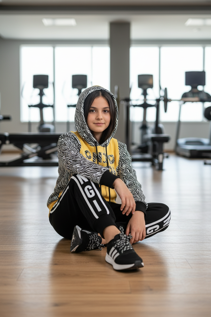 Girls' Cotton Loungewear Set